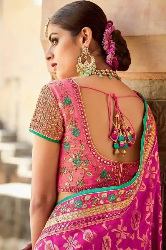 New Lehenga Blouse Back Design