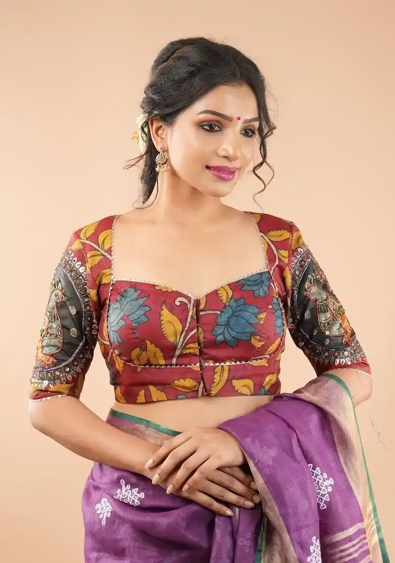 Pattu Saree Blouse Designs Front And Back
