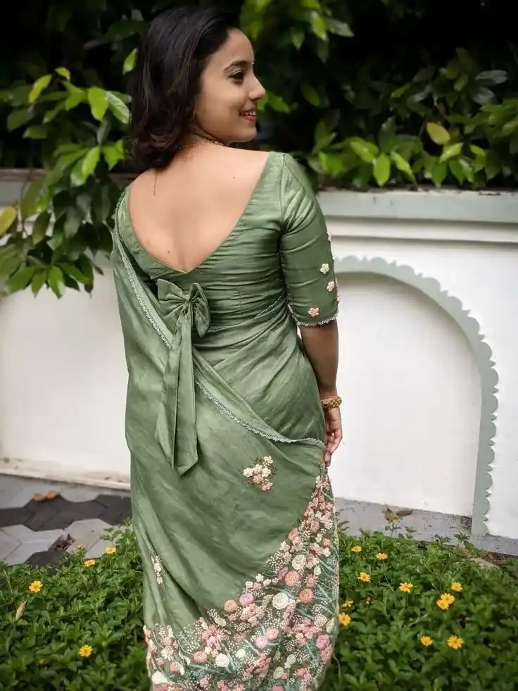 Printed Blouse Designs Front And Back