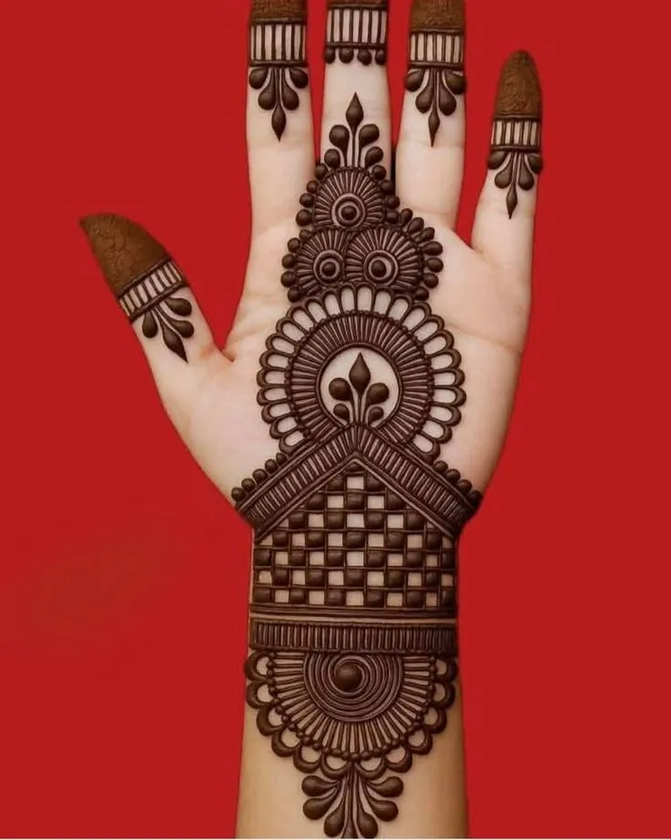 Rajasthani Navratri Mehndi Design