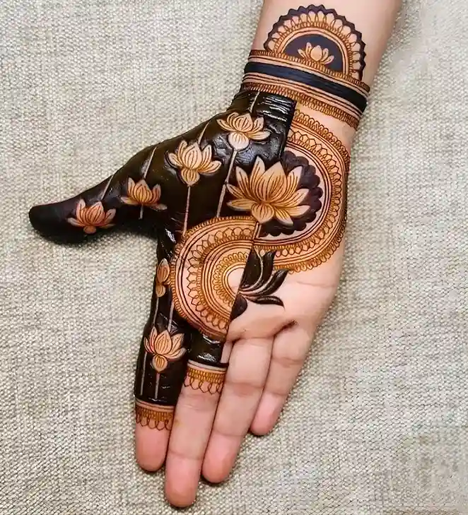 Royalty Elephant Mehndi Design