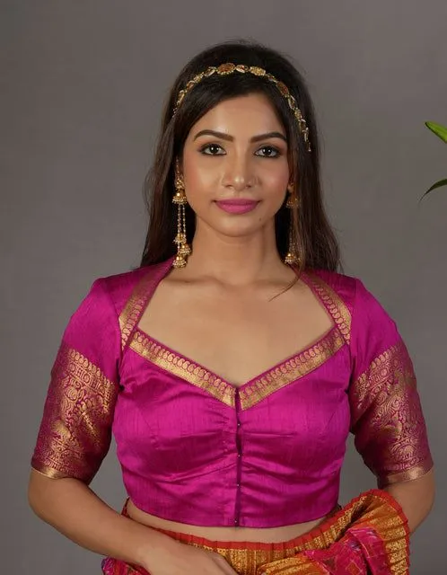Simple Blouse Design Front And Back