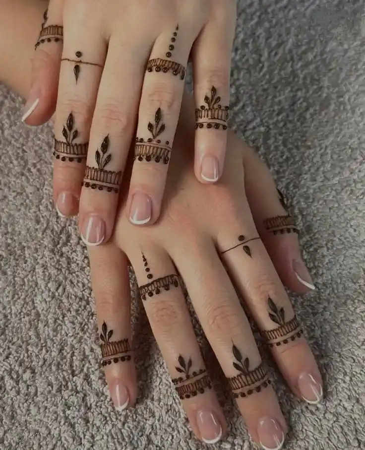 Stylish Finger Mehndi Designs Simple And Easy