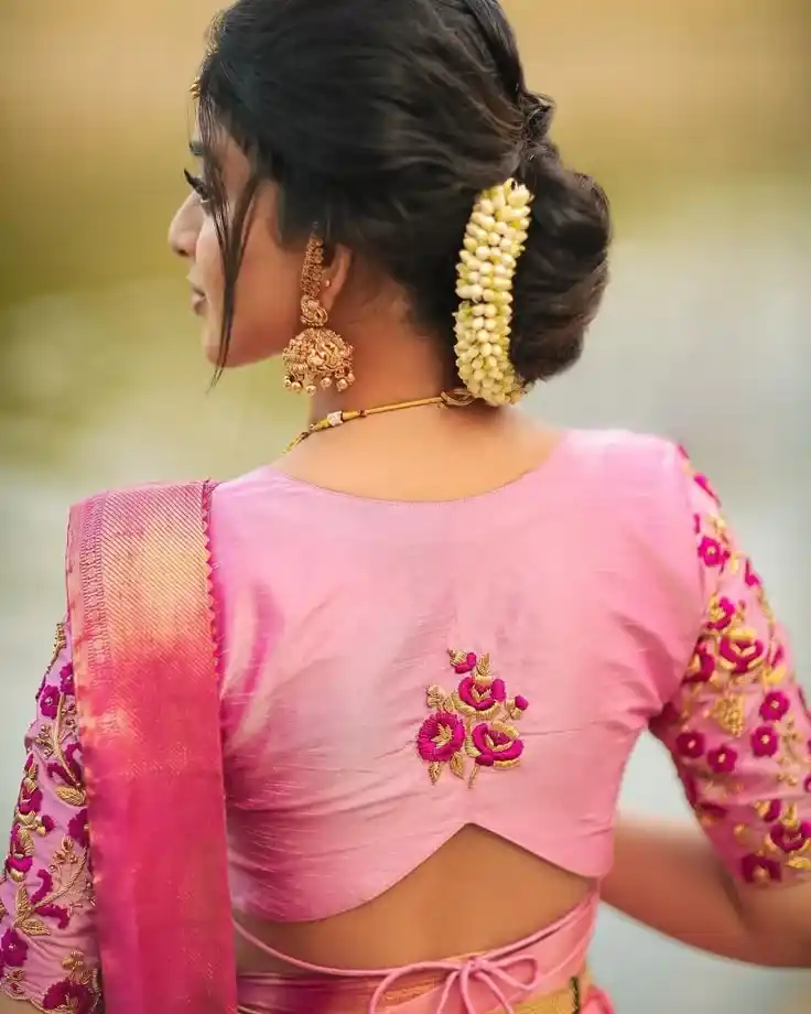 Traditional Lehenga Blouse Back Designs