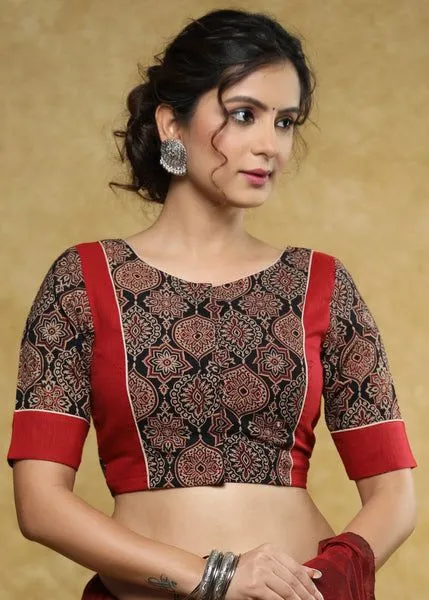 Trendy Boat Neck Saree Blouse Designs