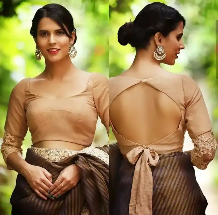 Wedding Blouse Designs Front And Back