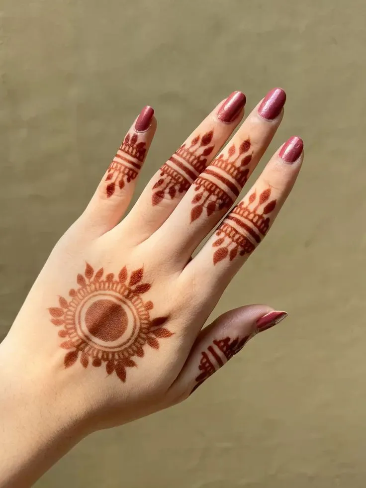 Floral Mehndi Art