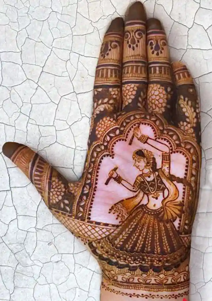 Karva Chauth Mehndi Design