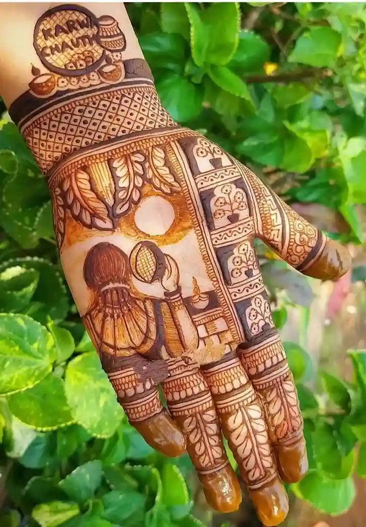 Karva Chauth Mehndi Designs