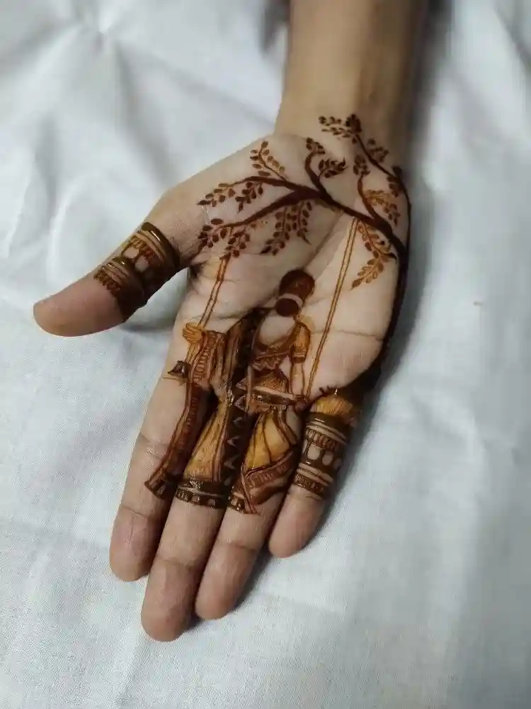 Karva Chauth Mehndi Designs For Hands
