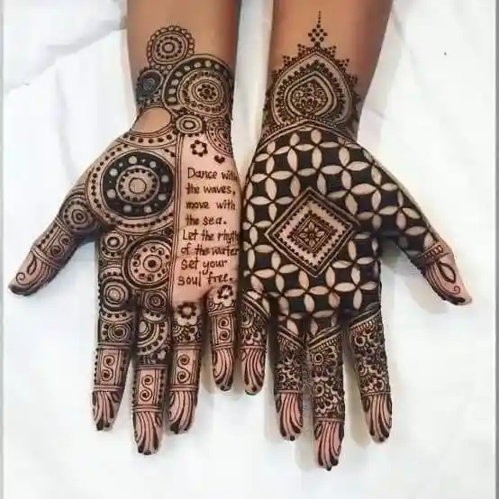 Karva Chauth Mehndi Designs For Wrist