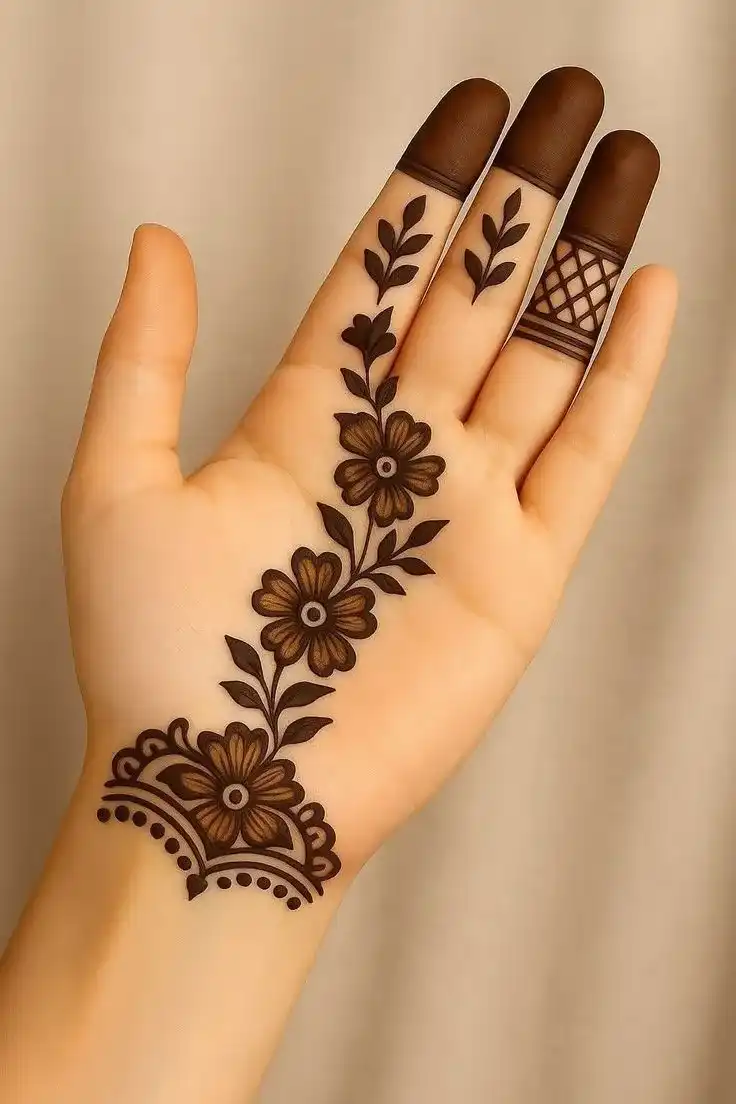 Simple henna designs for hands