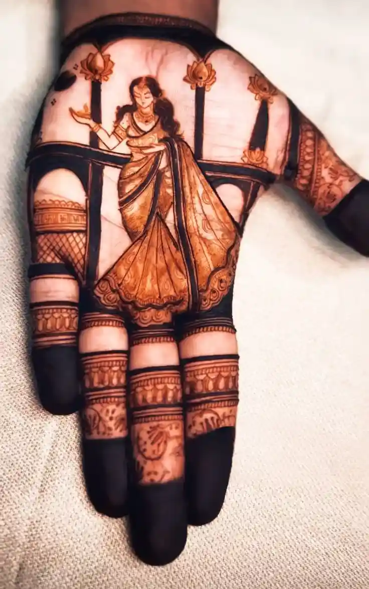 Stylish Karva Chauth Mehndi Designs
