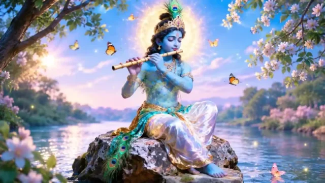 Vrindavan Krishna Wallpaper HD Ultra Resolution